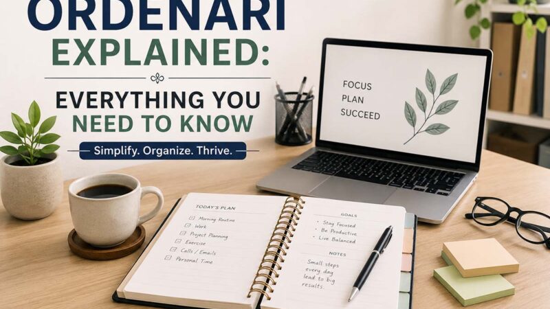 Ordenari Explained: Everything You Need to Know