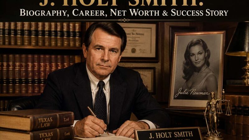 J. Holt Smith: Biography, Career, Net Worth & Success Story