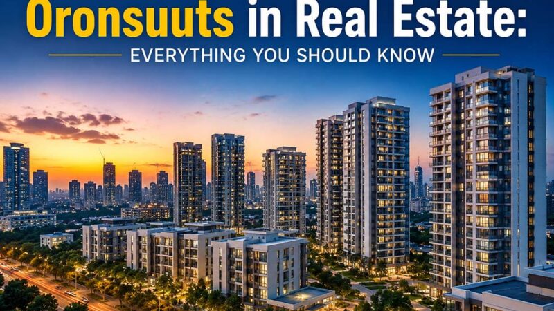 Oronsuuts in Real Estate: Everything You Should Know