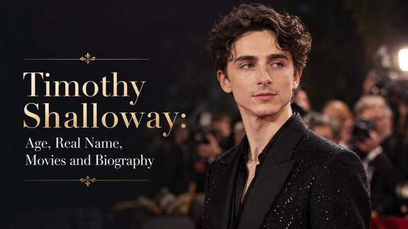 Timothy Shalloway: Age, Real Name, Movies and Biography